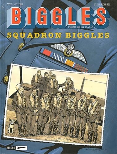 jaquette livre Biggles - Squadron Biggles
