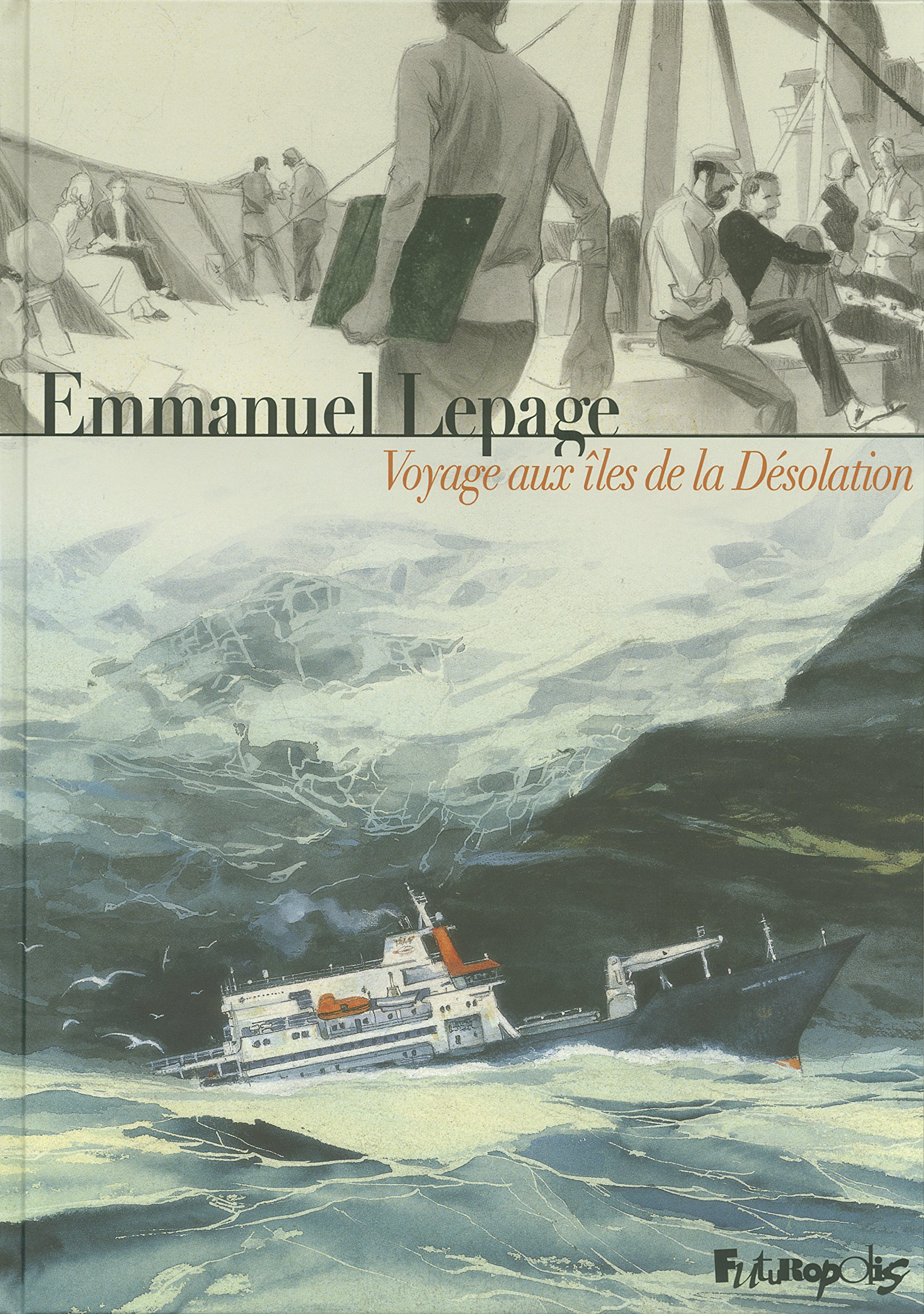 jaquette livre Voyage aux îles de la Désolation