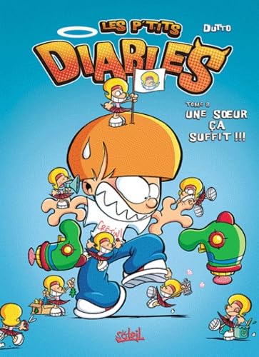 jaquette livre Les p'tits diables, Tome 8 : Un frère ça suffit !!!
