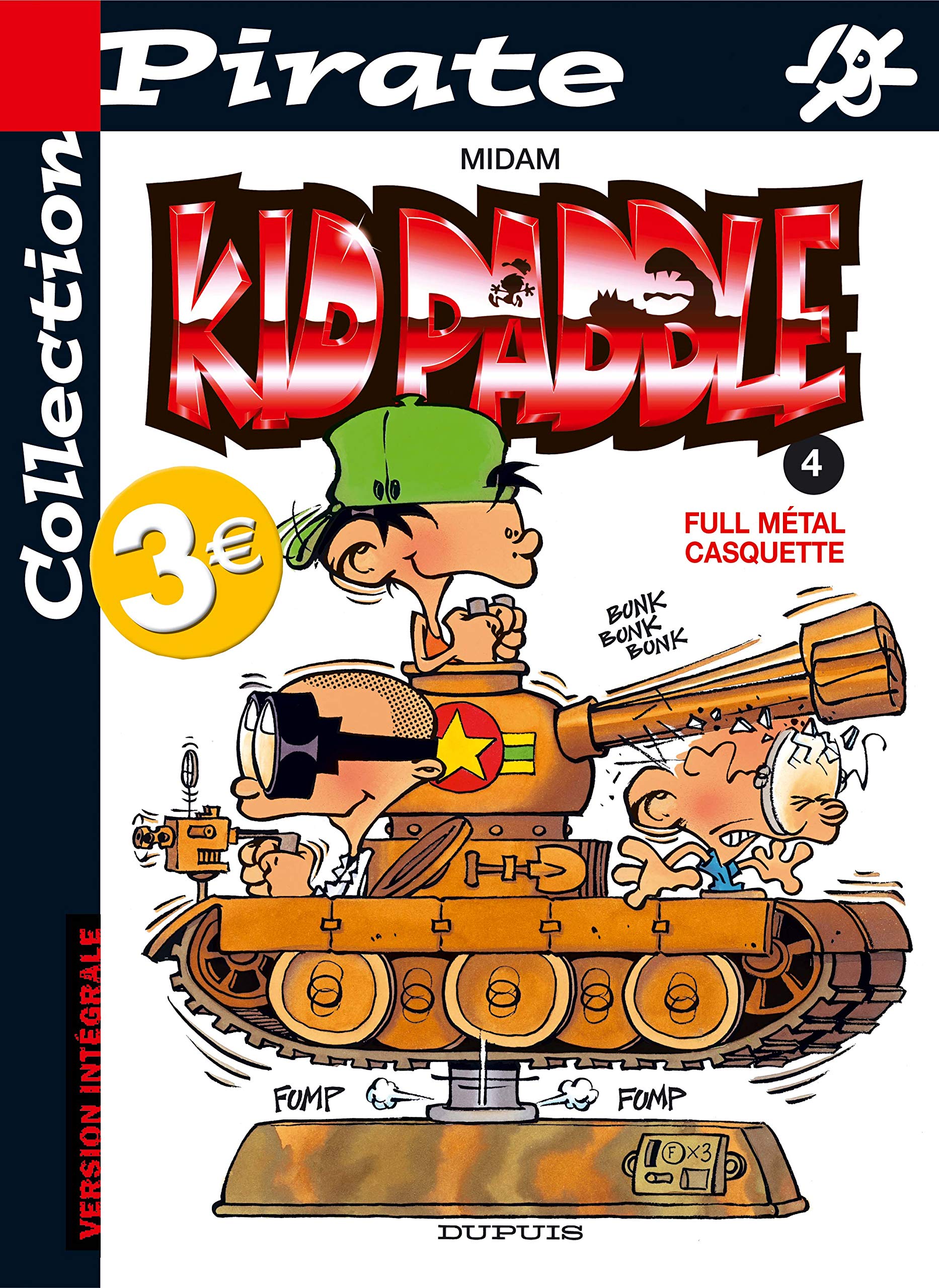 jaquette livre BD Pirate : Kid Paddle, tome 4 : Full metal casquette