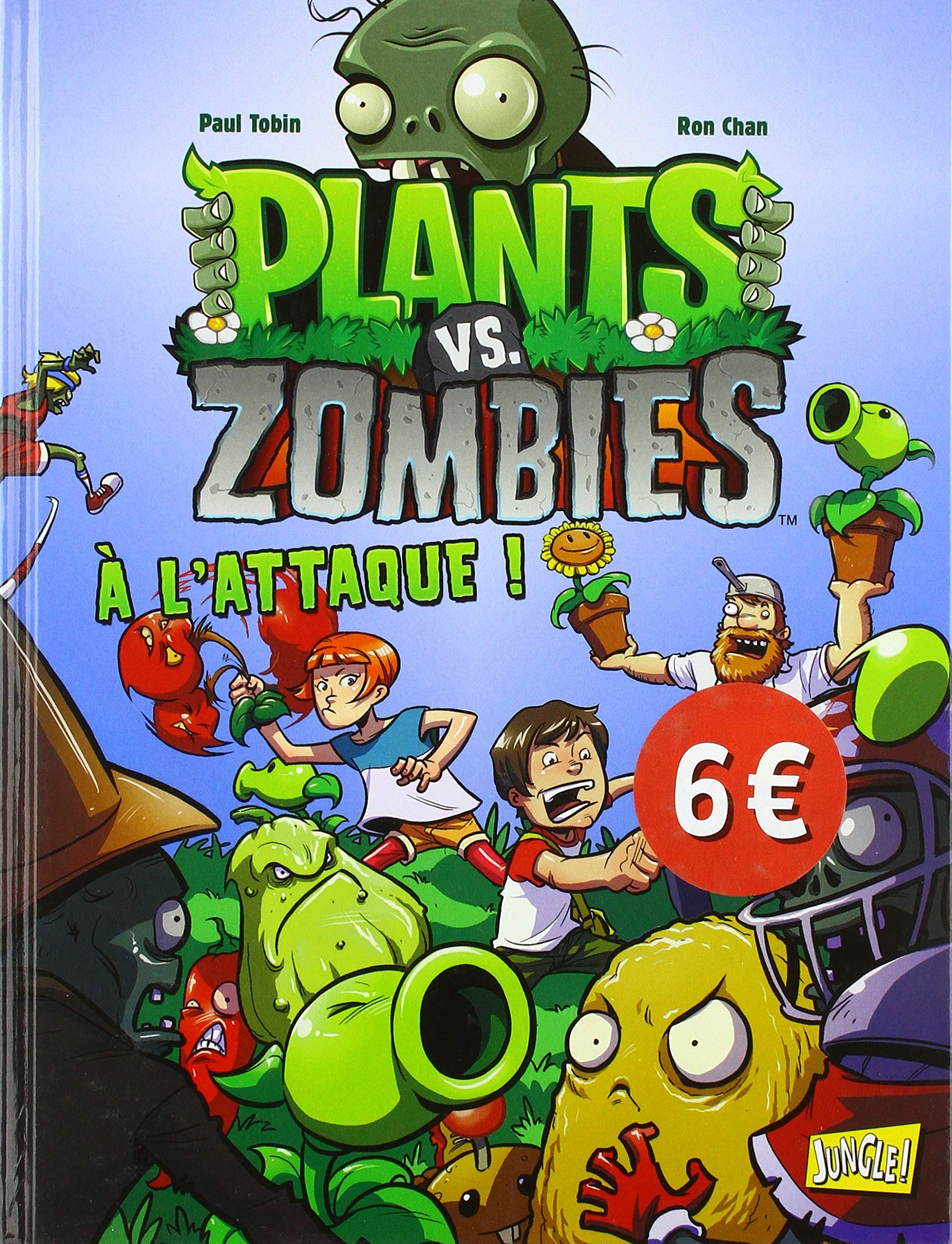 jaquette livre Plants vs Zombies, Tome 1 :