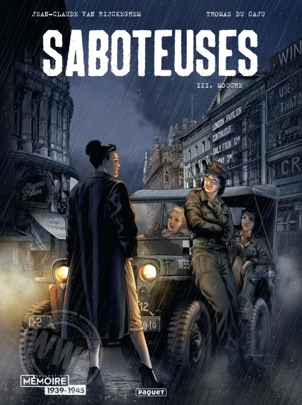 jaquette livre Saboteuses Tome 3 - Mouche