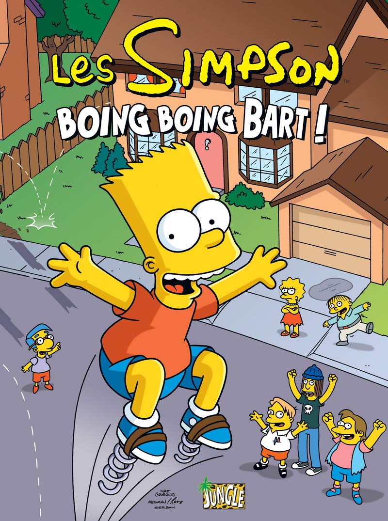 jaquette livre Les Simpson, Tome 5 : Boing Boing Bart !