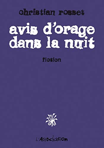 jaquette livre Avis D'orage Dans La Nuit - (1 Cd Audio Mp3)