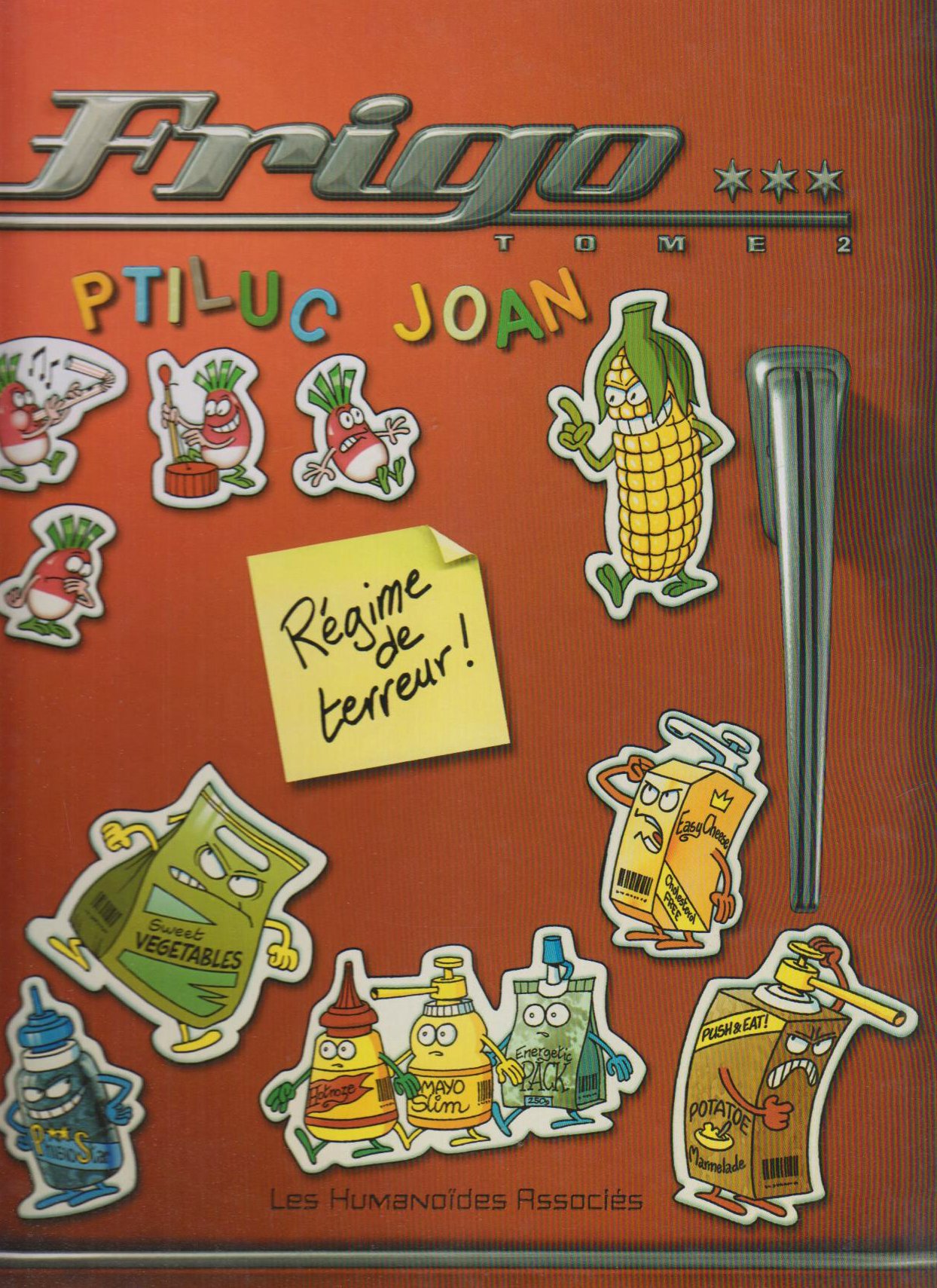 jaquette livre Frigo, Tome 2 : Régime de terreur !