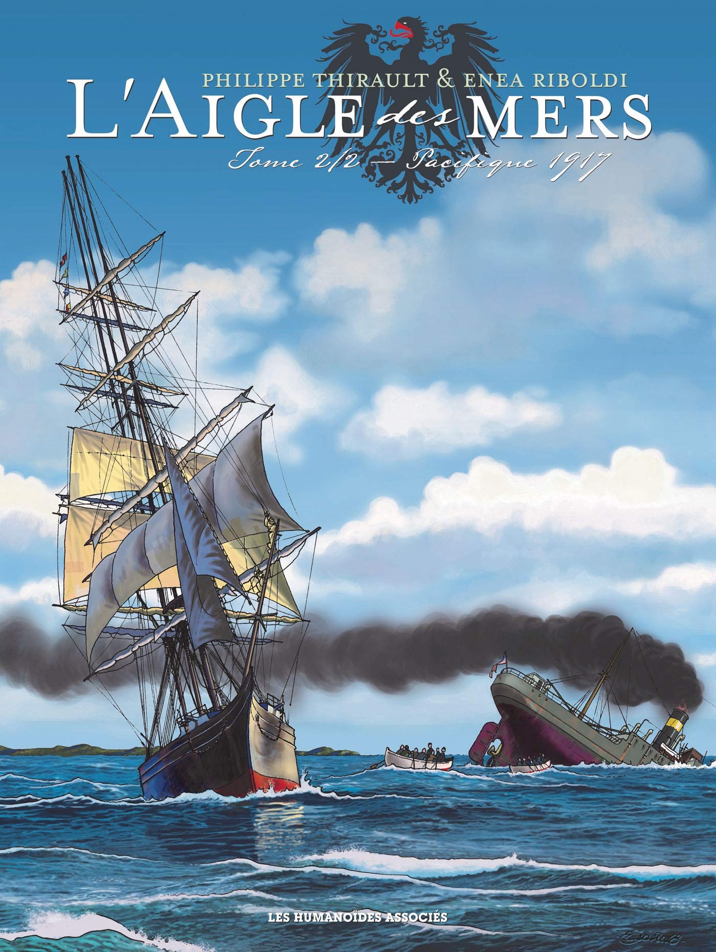 jaquette livre L'Aigle des mers T2 : Pacifique 1917
