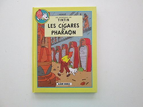jaquette livre Les aventures de Tintin  les Cigares du Pharaon