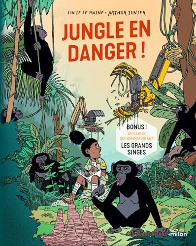 jaquette livre Jungle En Danger !