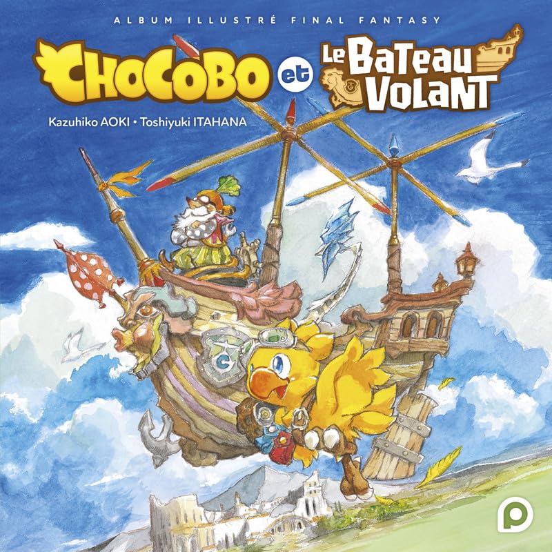jaquette livre Chocobo et le bateau volant