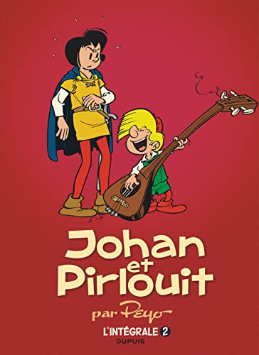 jaquette livre Johan Et Pirlouit L'intégrale Tome 2 - La Pierre De Lune - Le Serment Des Vikings - La Source Des Dieux