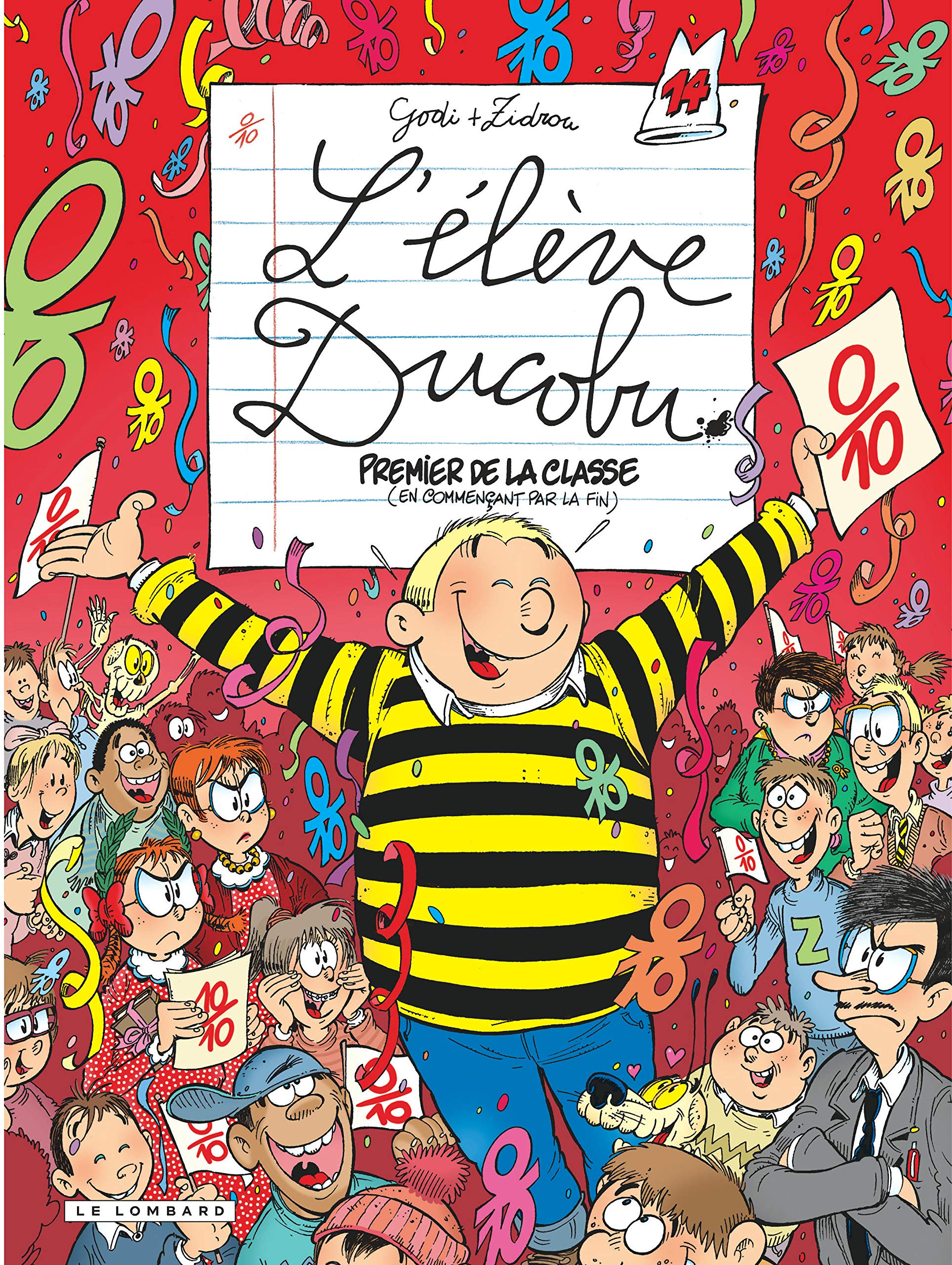 jaquette livre Ducobu  - tome 14 - Premier de classe (en commençant par la fin)