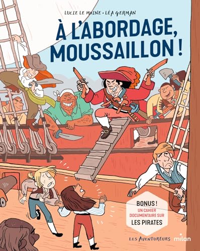 jaquette livre A L'abordage, Moussaillon !