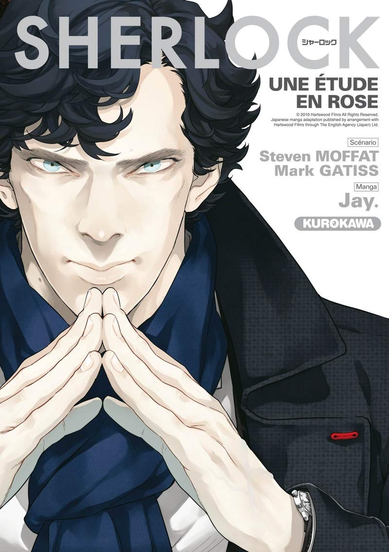 jaquette livre Sherlock - épisode 01, Une étude en rose (1)