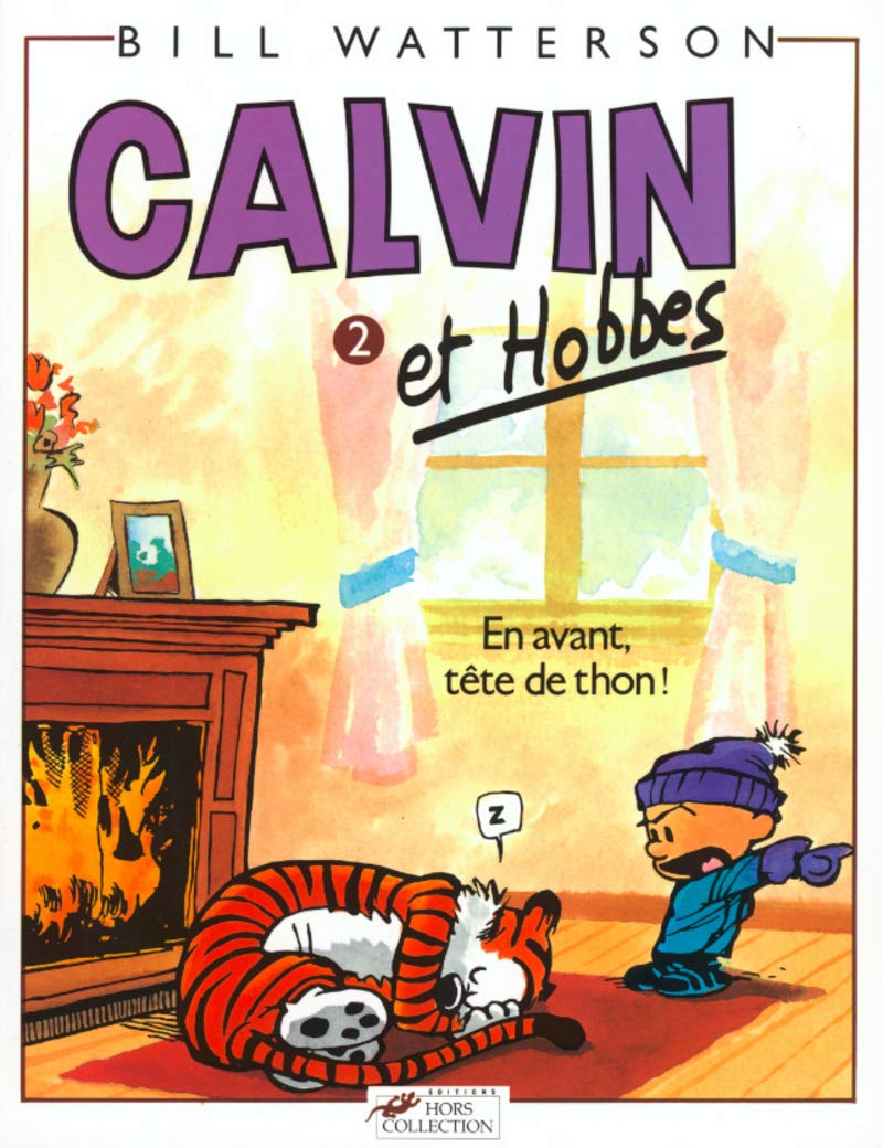 jaquette livre Calvin et Hobbes, tome 2 : En avant, tête de thon !