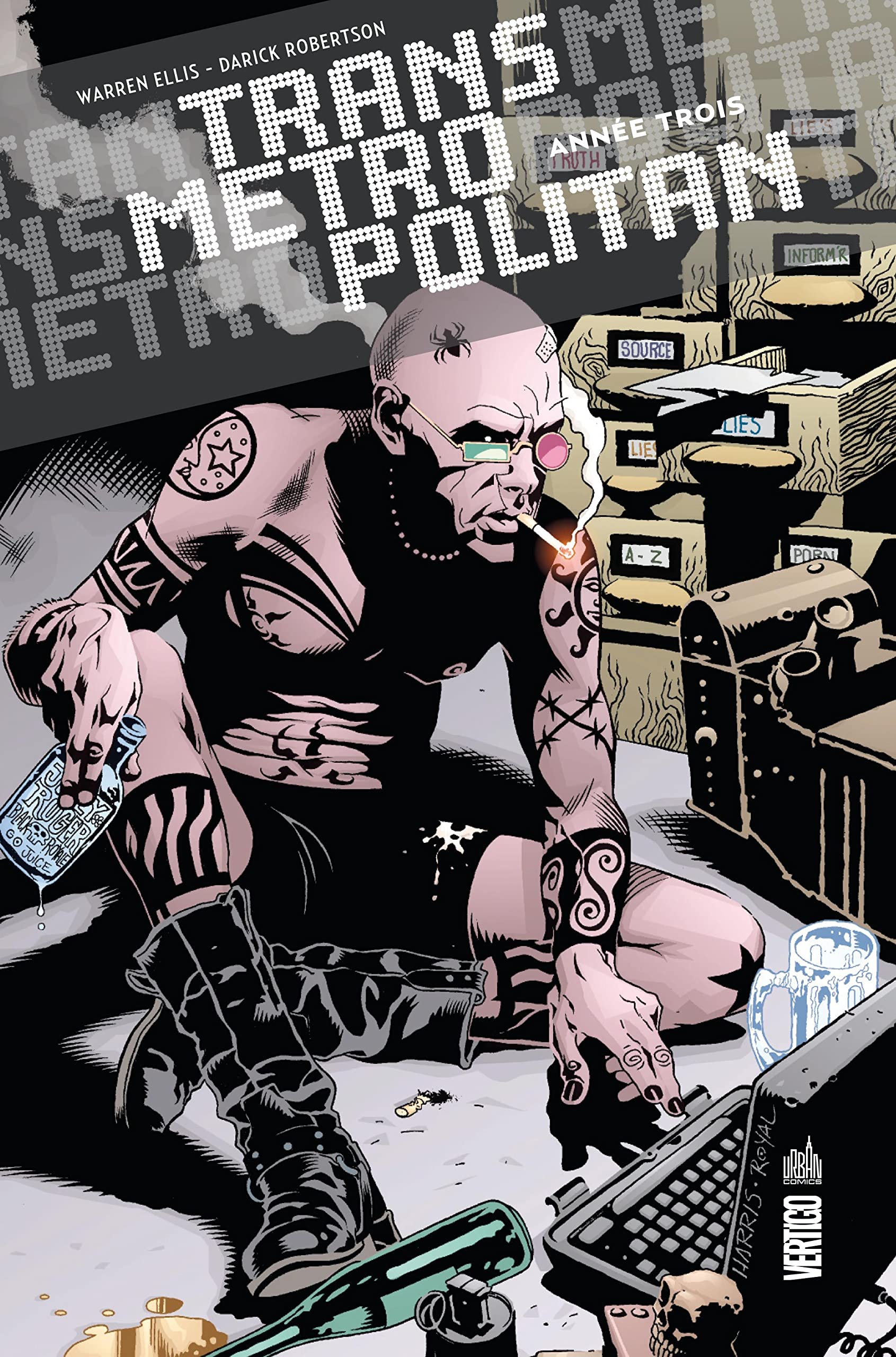 jaquette livre Transmetropolitan tome 3