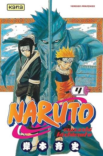 jaquette livre Naruto - Tome 4 : Le pont des héros!