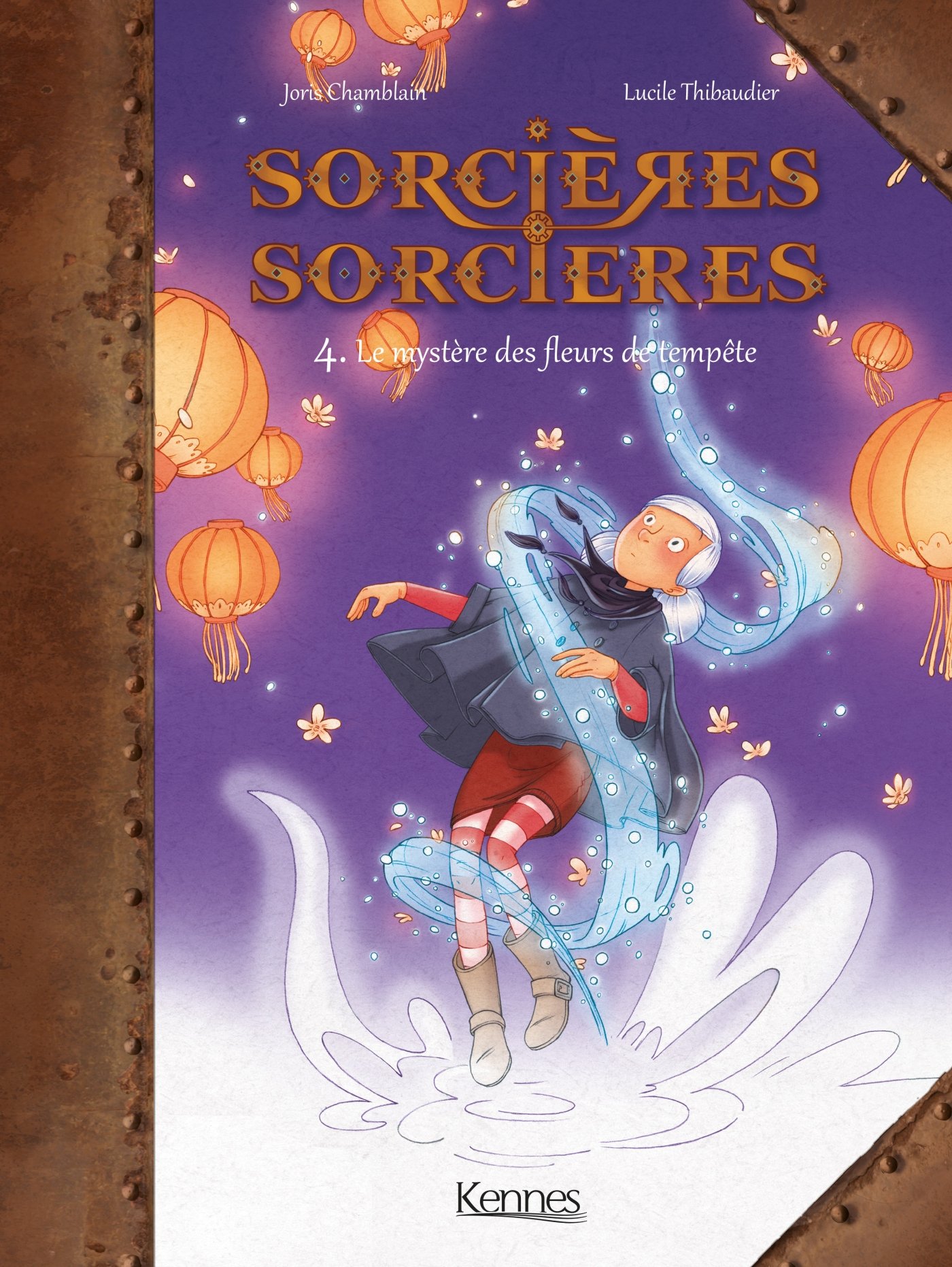 jaquette livre Sorcières Sorcières BD T04: Le Mystère des fleurs de tempête