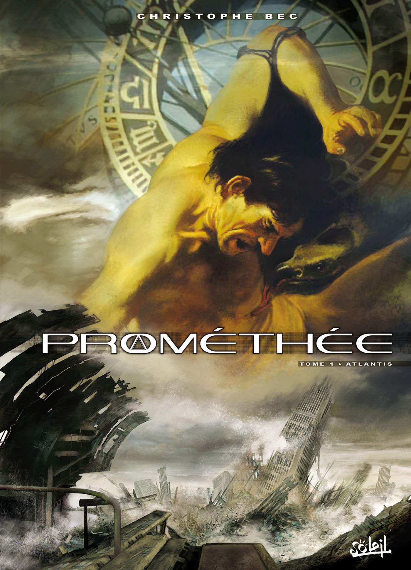 jaquette livre Prométhée, Tome 1 : Atlantis