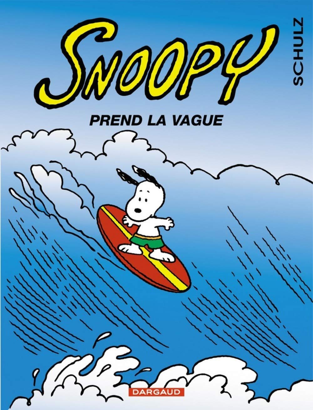 jaquette livre Snoopy prend la vague, tome 34