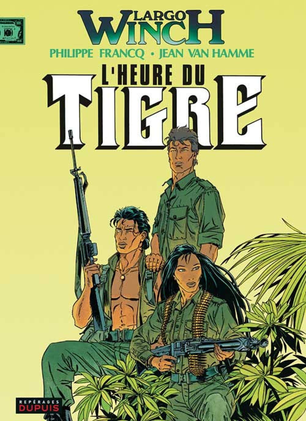 jaquette livre Largo Winch, n° 8 : L'heure du tigre