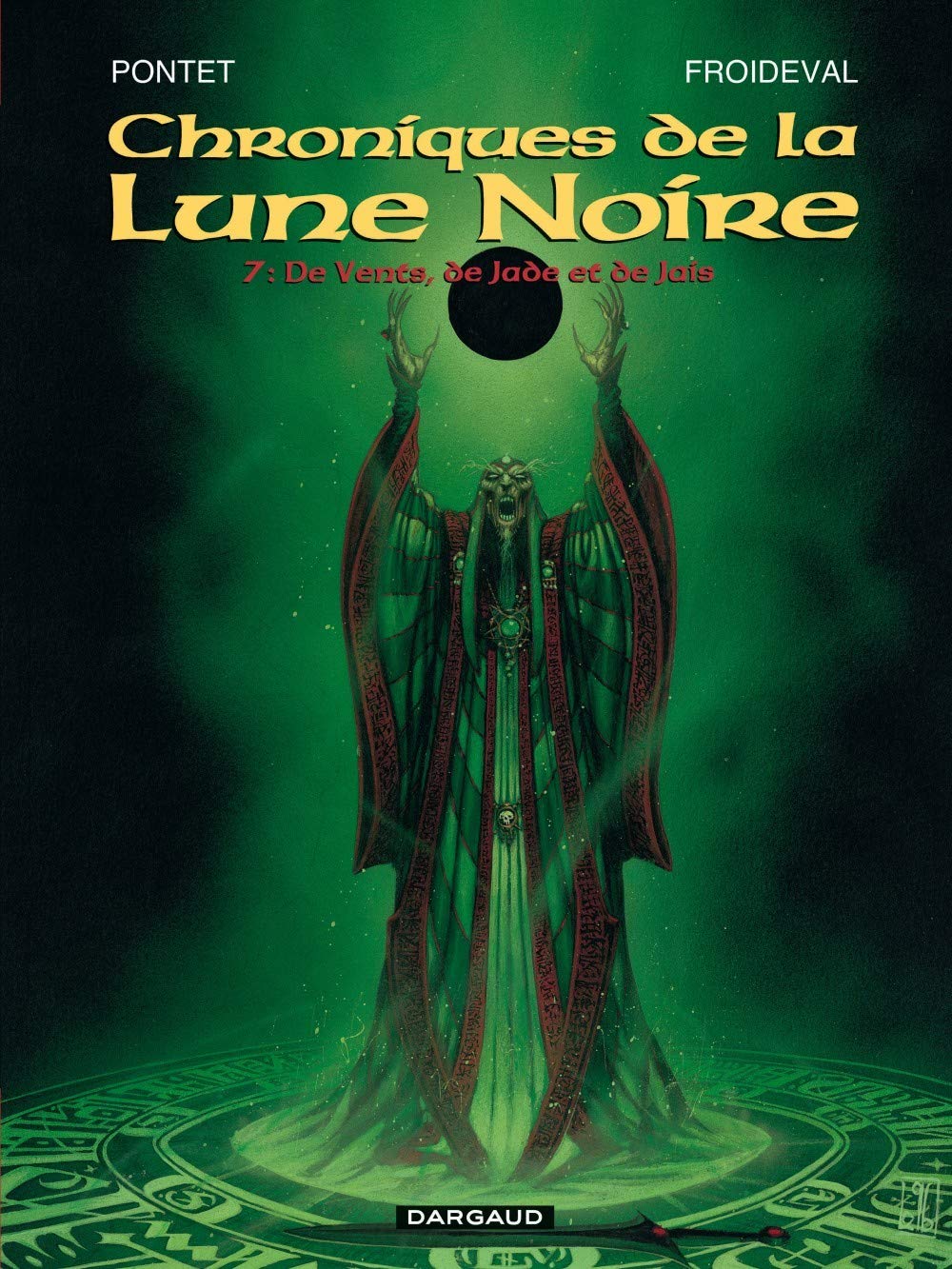 jaquette livre Les Chroniques de la Lune noire, tome 7 : De vents, de jade et de jais