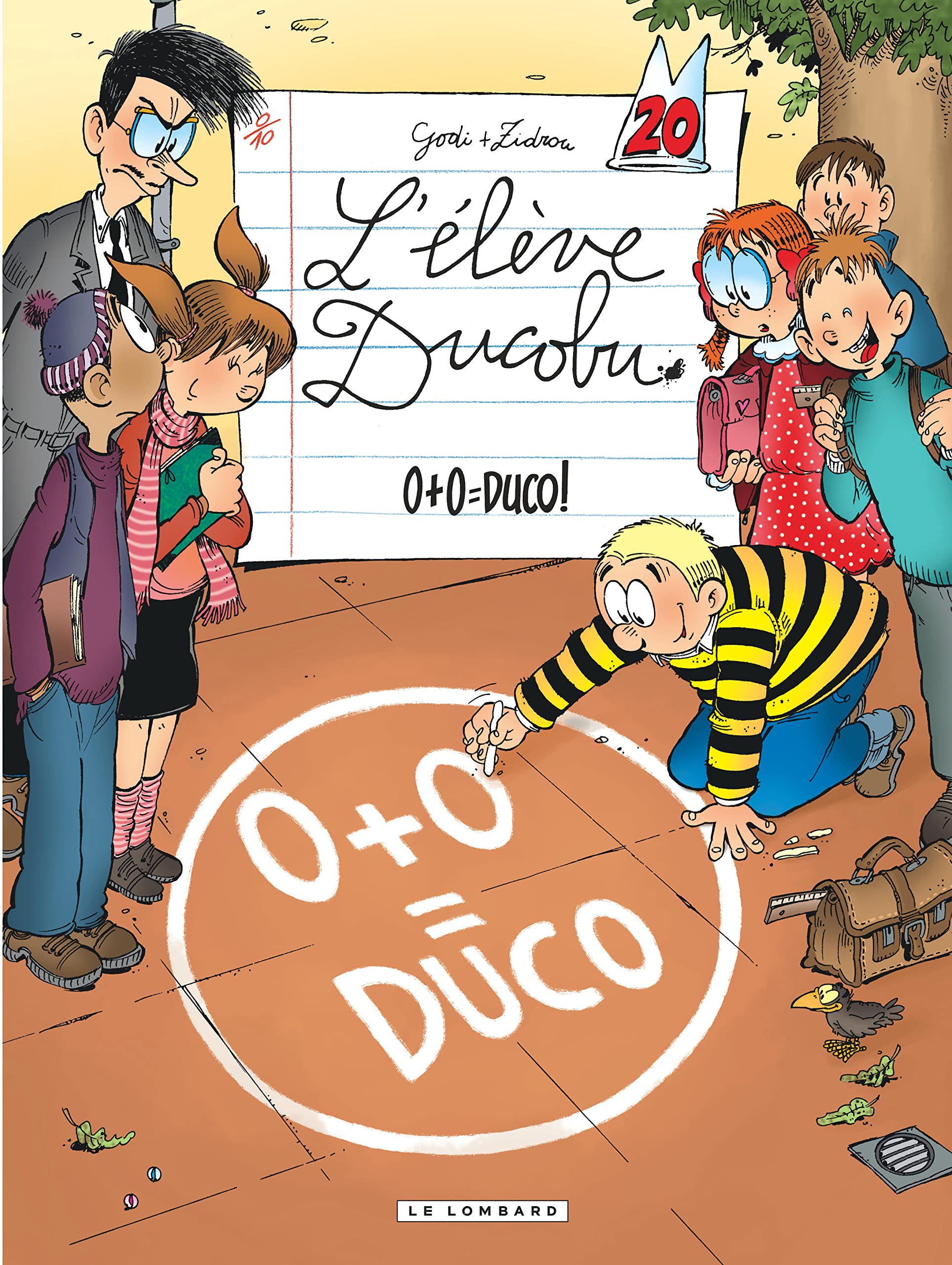 jaquette livre Ducobu  - tome 20 - 0+0=Duco!