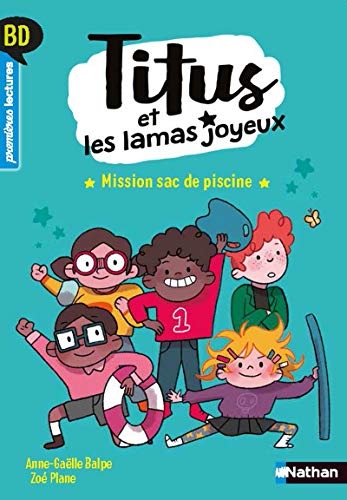 jaquette livre Titus Et Les Lamas Joyeux - Mission Sac De Piscine