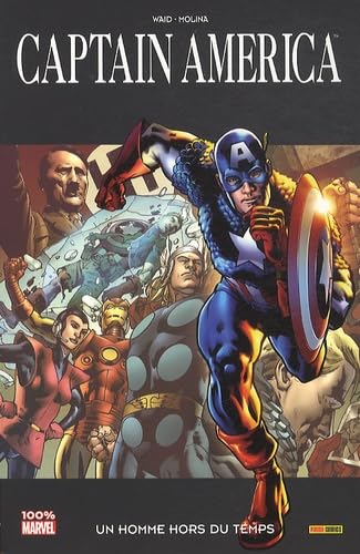 jaquette livre Captain America - Un Homme Hors Du Temps