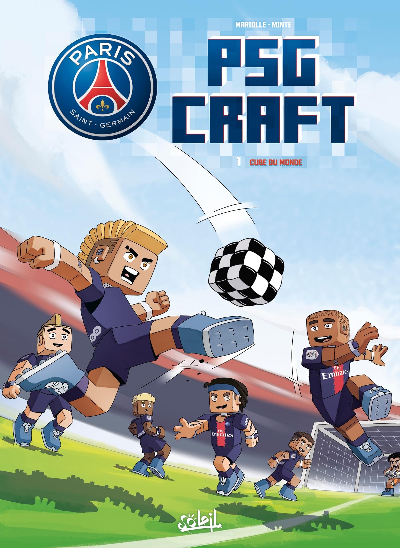 jaquette livre Paris Saint-Germain : PSG Craft 01 - Cube du Monde