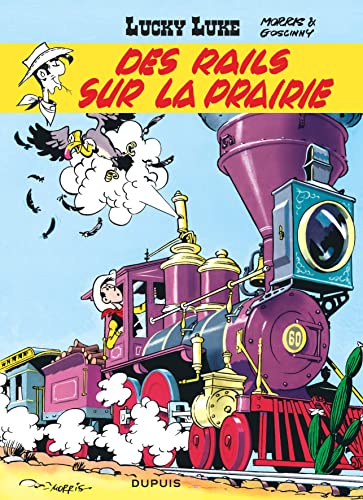 jaquette livre Lucky Luke Tome 9 - Des Rails Sur La Prairie