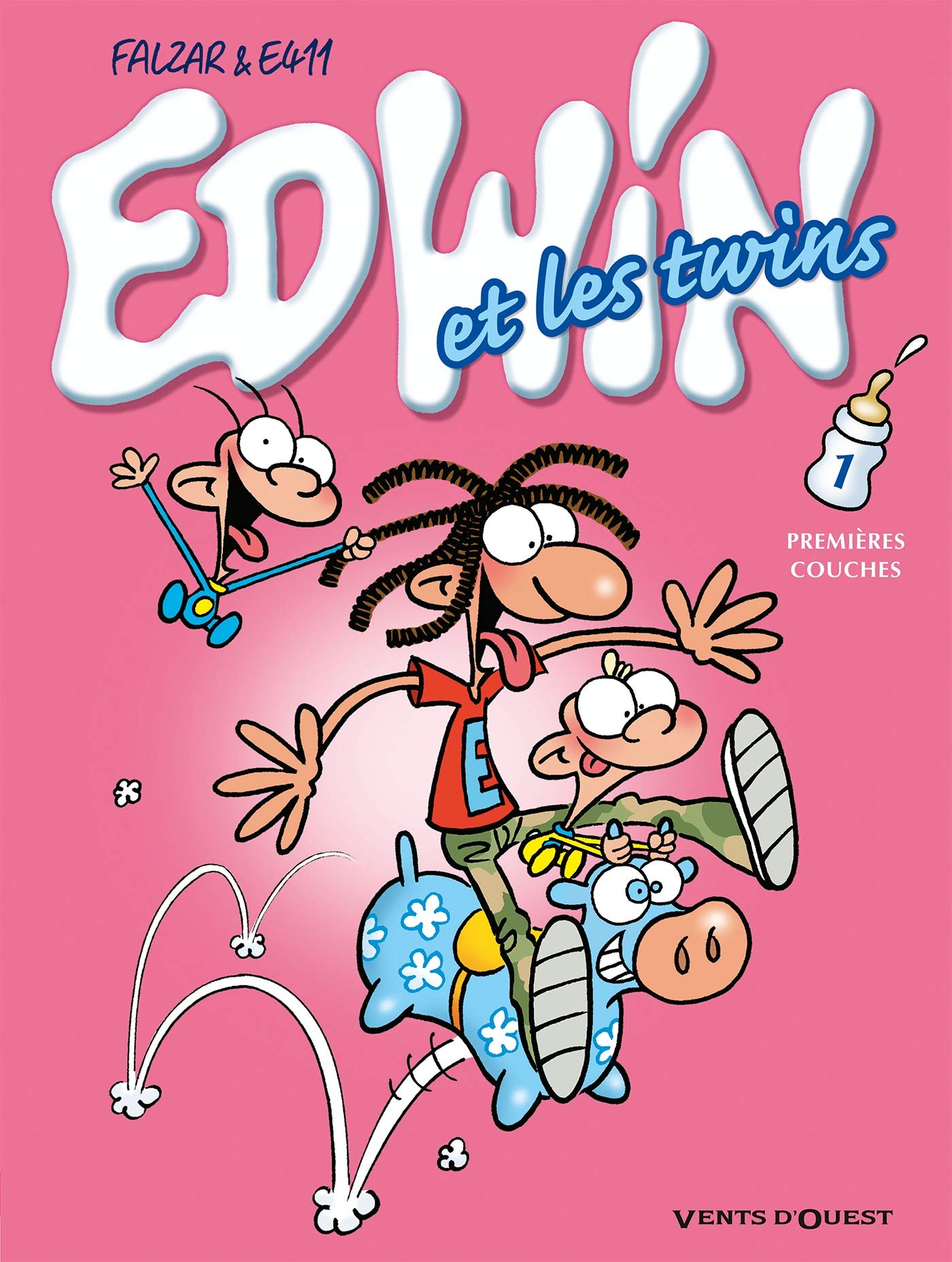 jaquette livre Edwin et les Twins - Tome 01: Premières couches