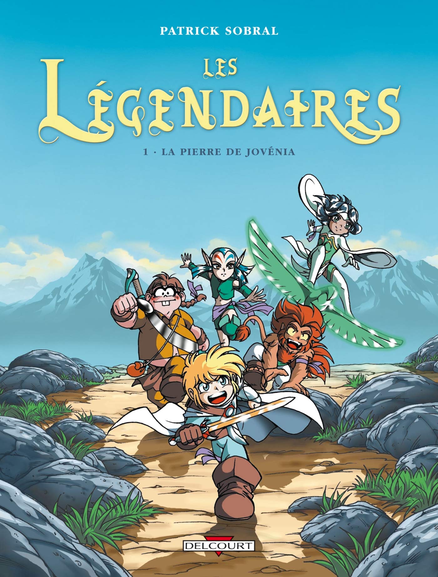 jaquette livre Les Légendaires, Tome 1 : La Pierre de Jovénia