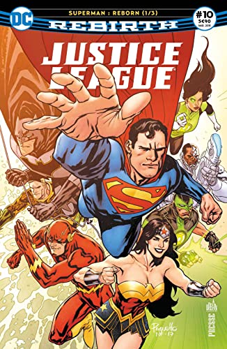 jaquette livre Justice League Rebirth N° 10, Mars 2018 - Superman : Reborn - Tome 1