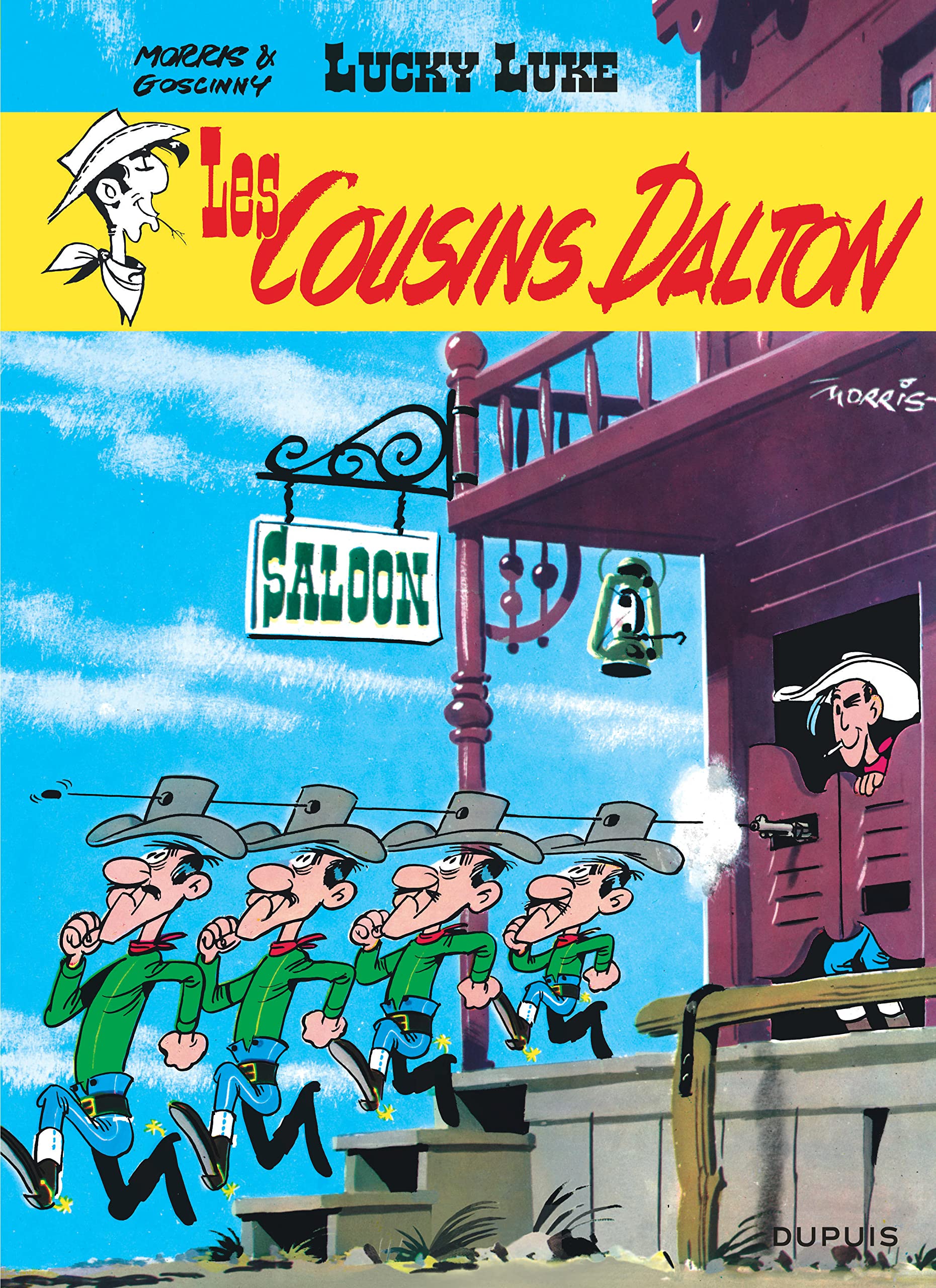 jaquette livre Lucky Luke, tome 12 : Les Cousins Dalton