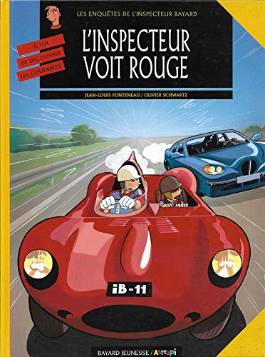 jaquette livre Les Enquêtes De L'inspecteur Bayard Tome 11 - L'inspecteur Voit Rouge