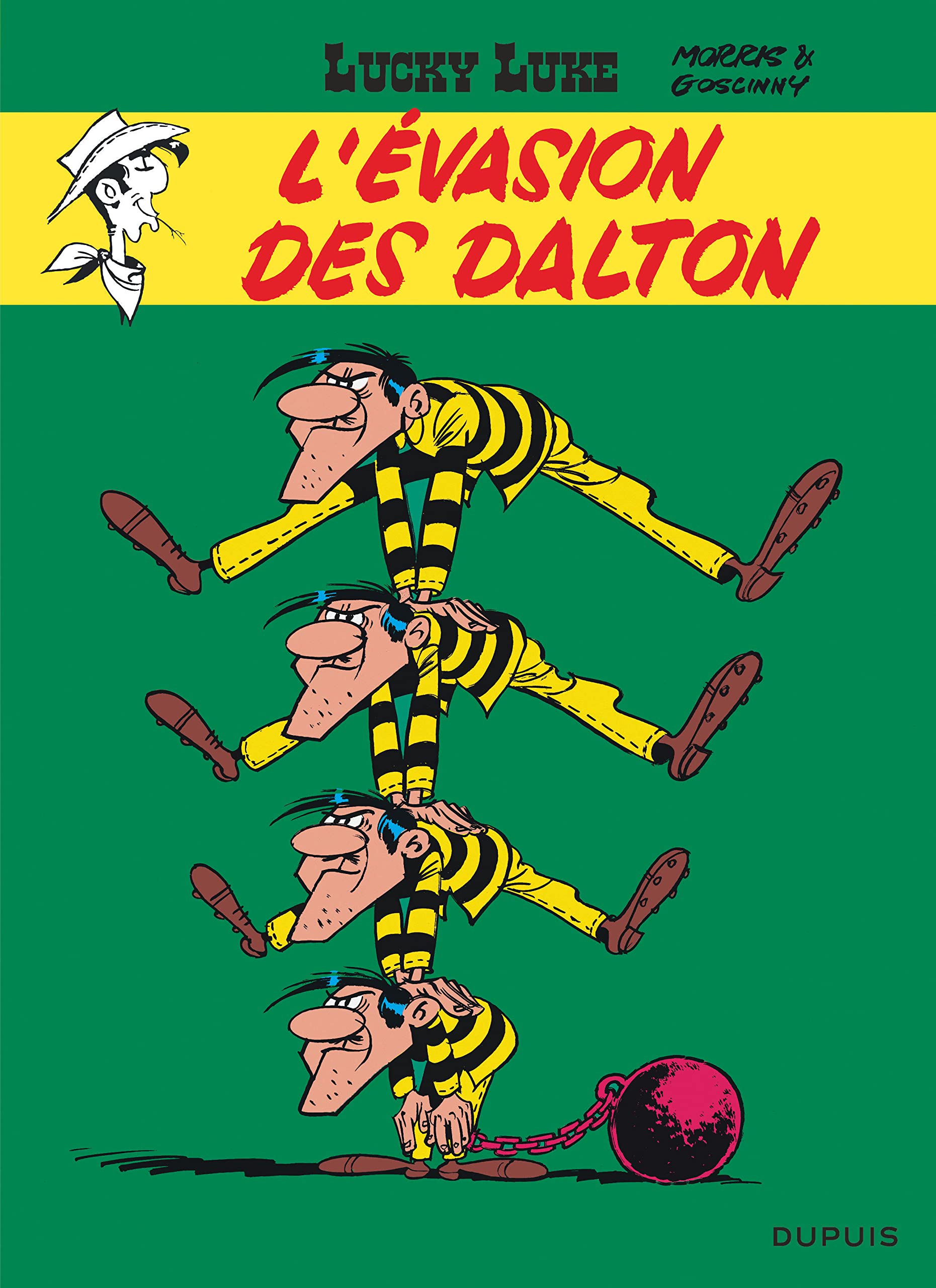 jaquette livre Lucky Luke, tome 15 : L'Evasion des Dalton