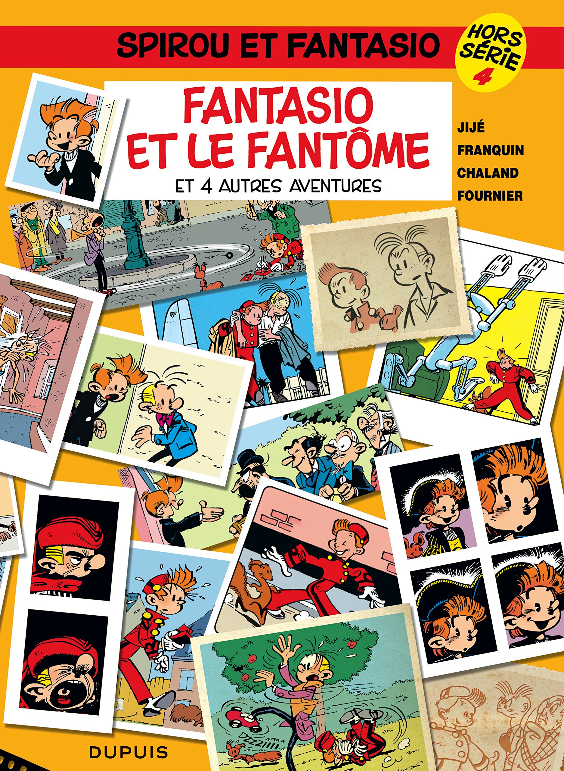 jaquette livre Spirou et Fantasio Hors série, tome 4 : Fantasio et le fantôme (et 4 autres aventures)
