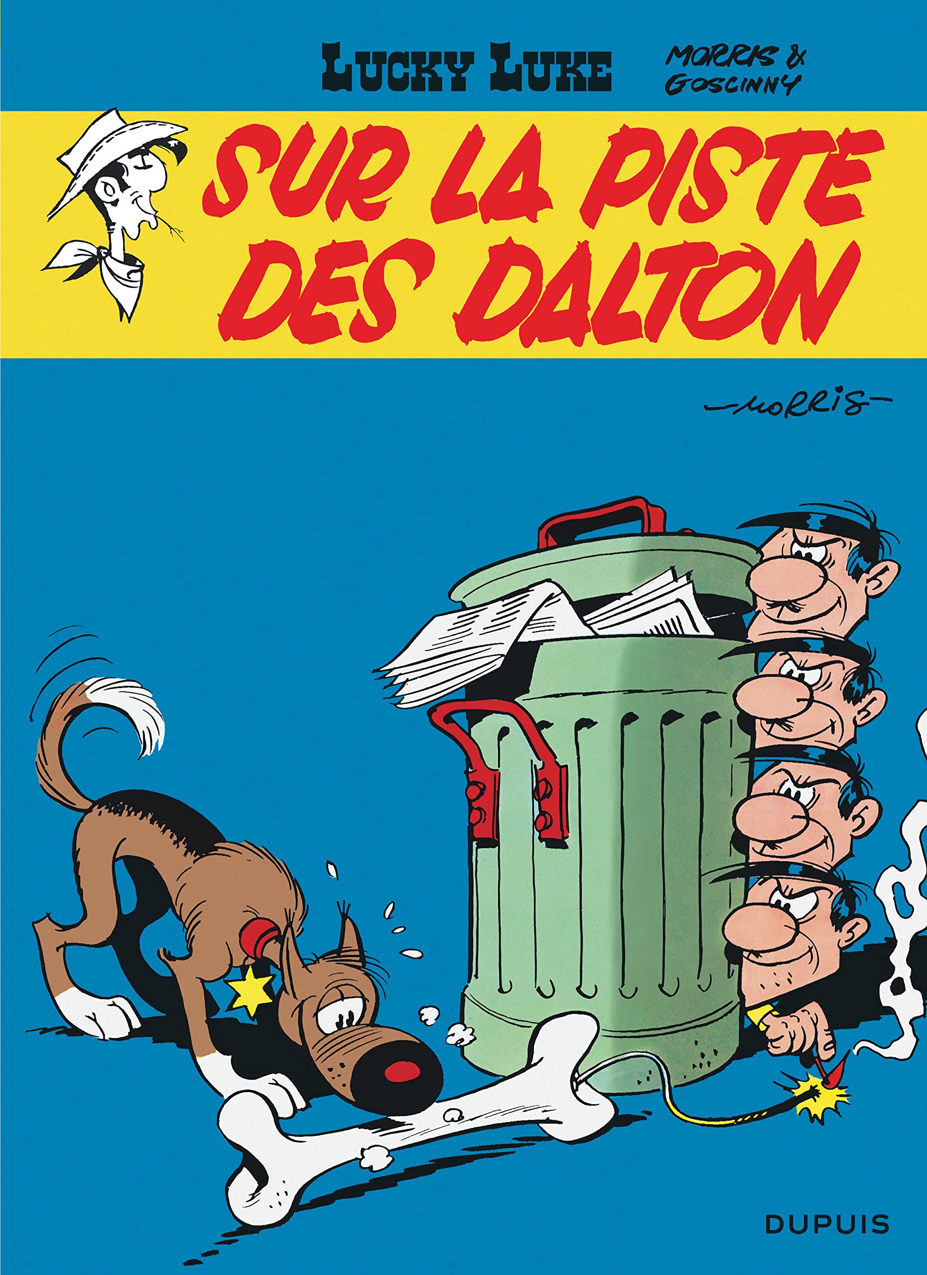 jaquette livre Lucky Luke, tome 17 : Sur la piste des Dalton