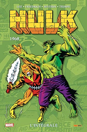 jaquette livre Hulk L'intégrale - 1968