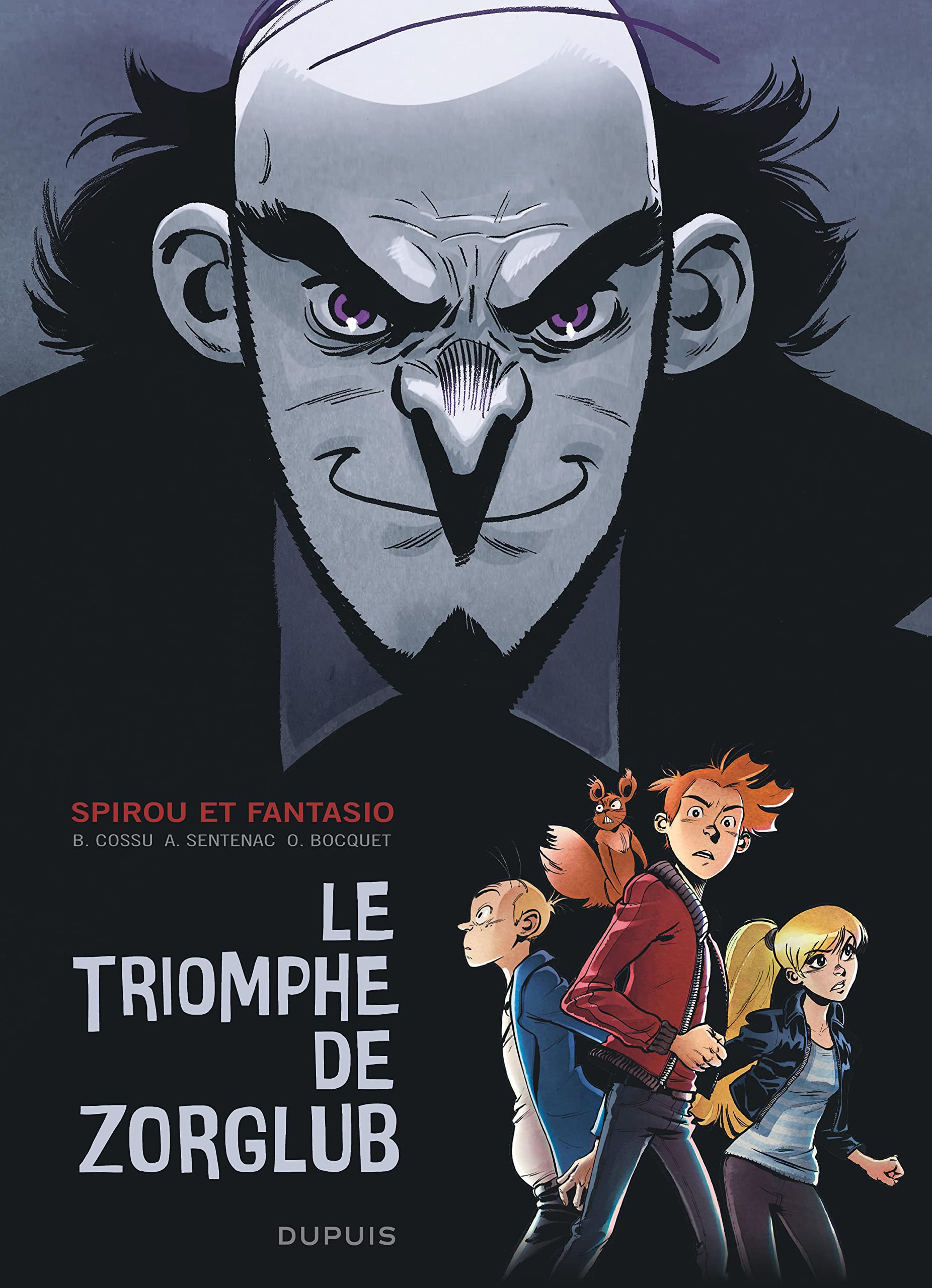 jaquette livre Spirou le triomphe de Zorglub - tome 0 - Le triomphe de Zorglub