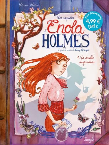 jaquette livre Les Enquêtes D'enola Holmes Tome 1