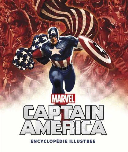 jaquette livre Captain America - Encyclopédie Illustrée