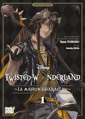 jaquette livre Disney - Twisted-Wonderland - La Maison Savanaclaw - Édition limitée - Tome 1