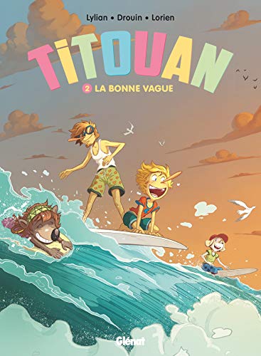 jaquette livre Titouan Tome 2 - La Bonne Vague