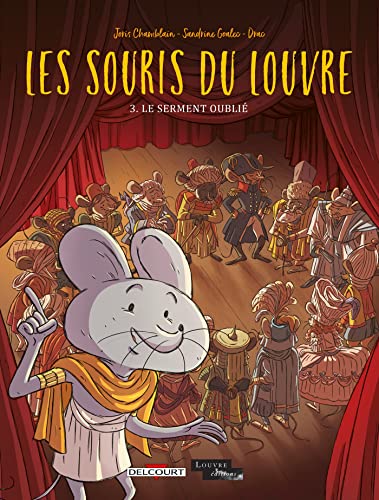 jaquette livre Les Souris Du Louvre Tome 3 - Le Serment Oublié