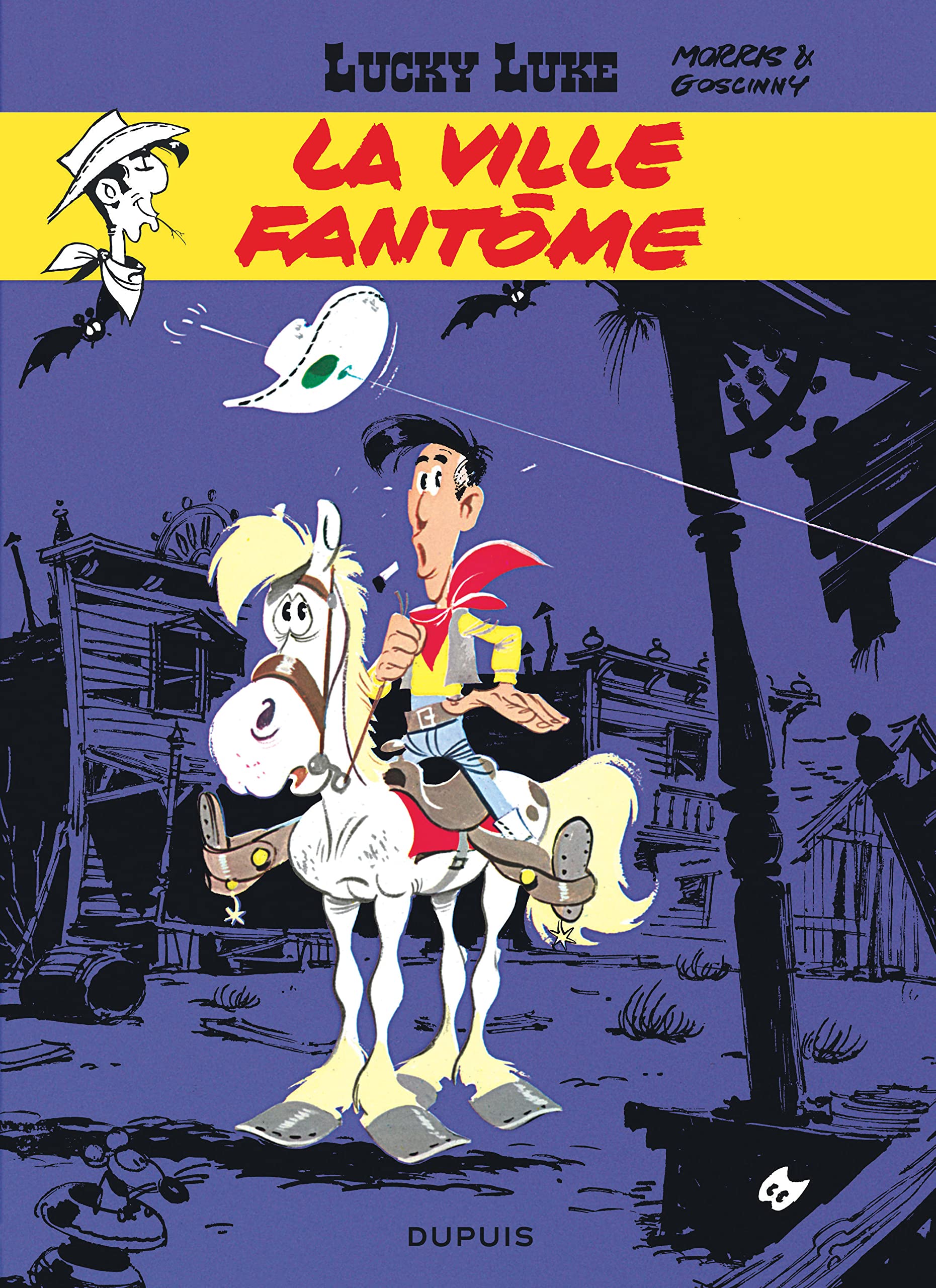 jaquette livre Lucky Luke, tome 25 : La Ville fantôme