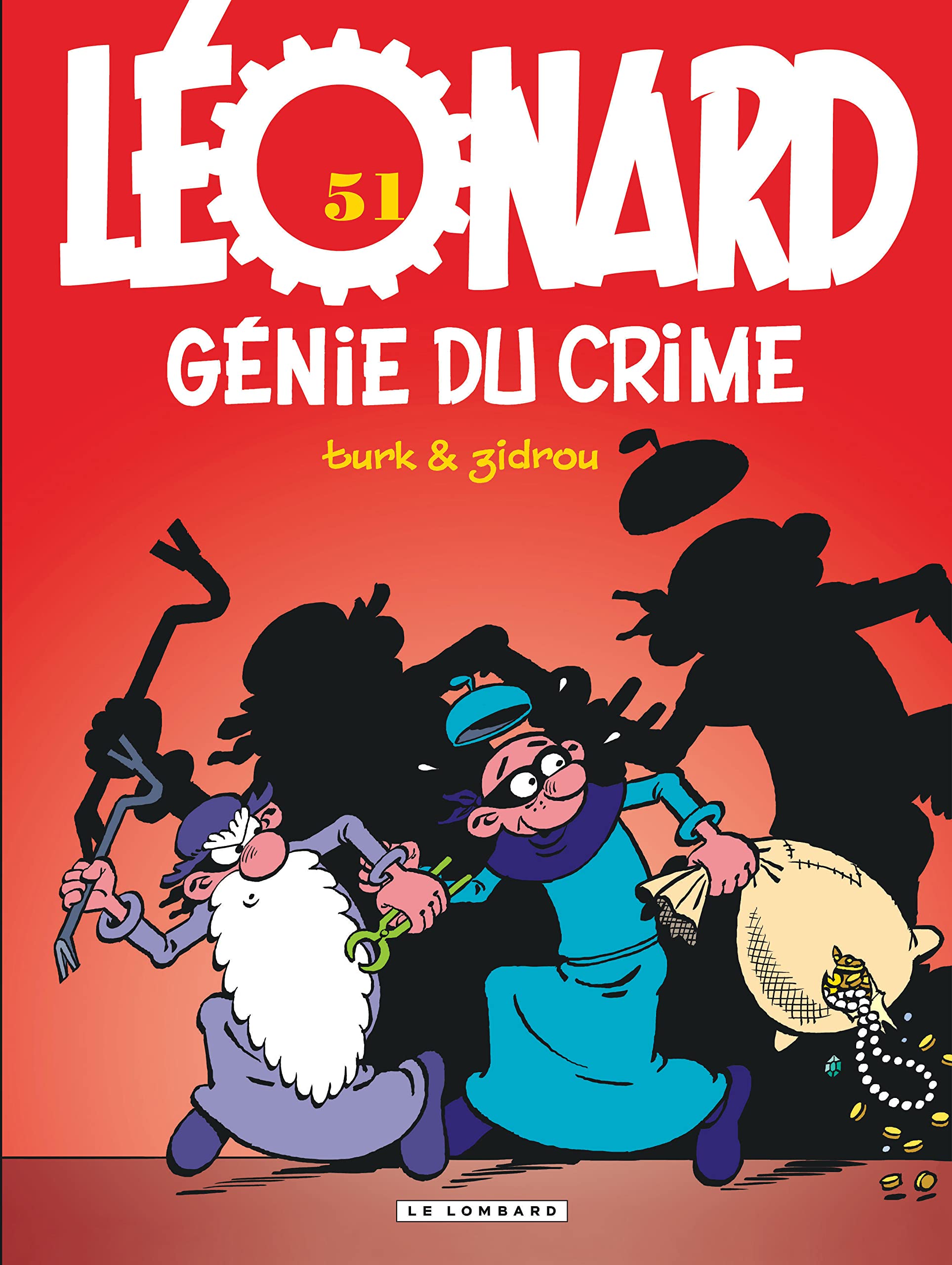 jaquette livre Léonard - tome 51 - Génie du crime