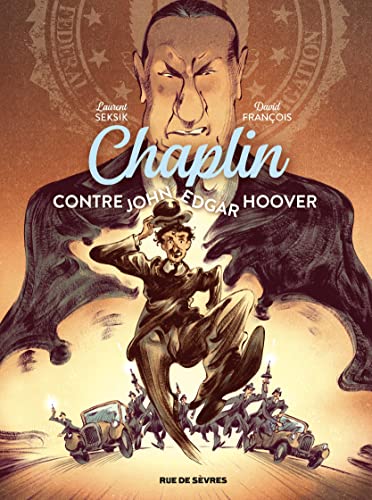 jaquette livre Chaplin Tome 3 - Contre John Edgar Hoover
