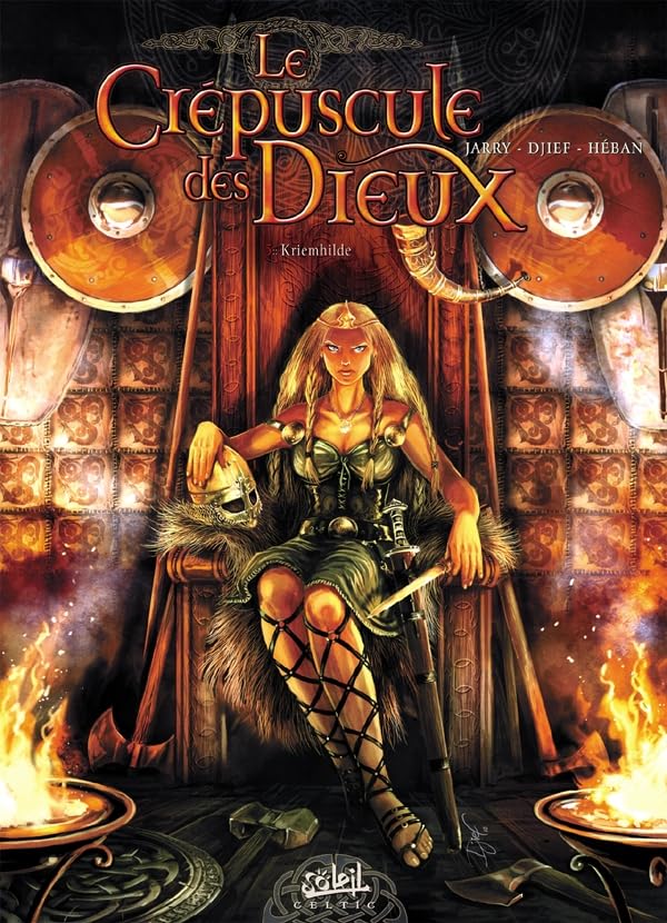 jaquette livre Le Crépuscule Des Dieux Tome 5 - Kriemhilde