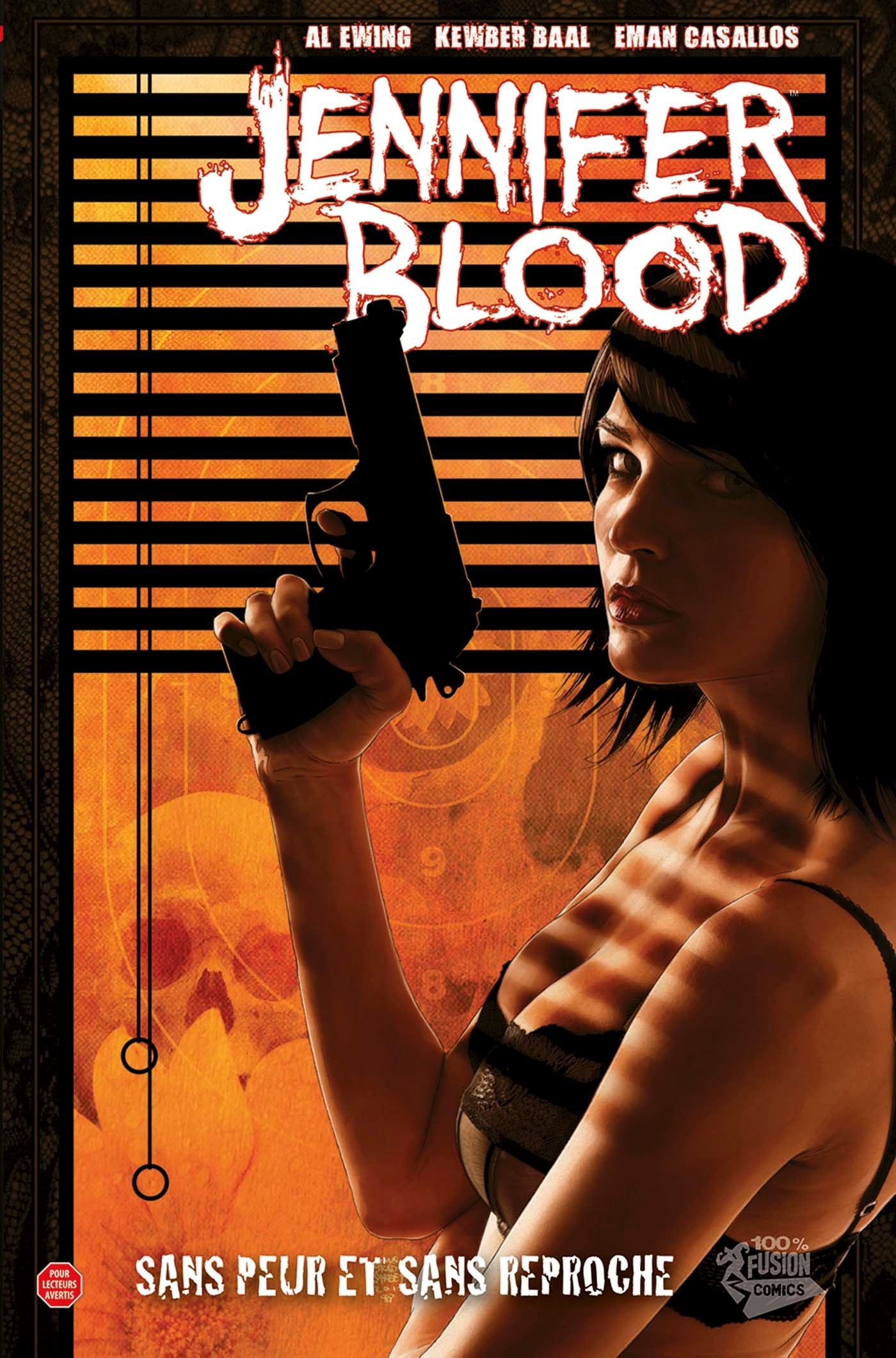 jaquette livre JENNIFER BLOOD T03: sans peur et sans reproche